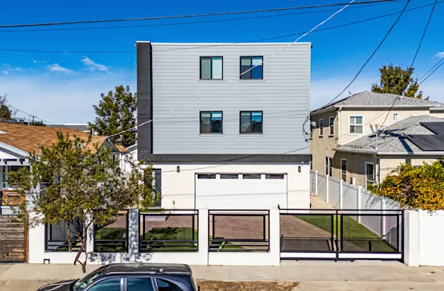 Completed apartment building exterior